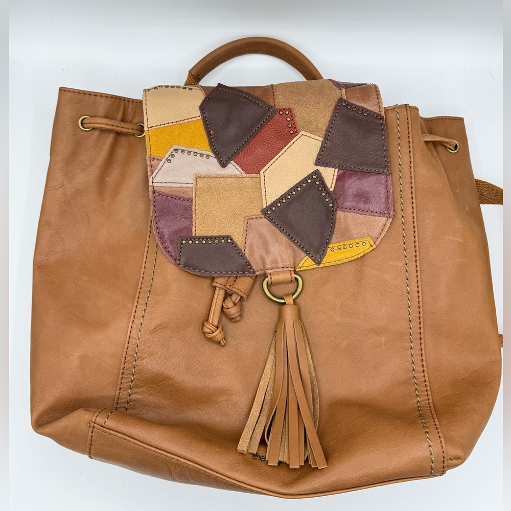 The Sak Patchwork Leather Drawstring Backpack - Picture 10 of 16